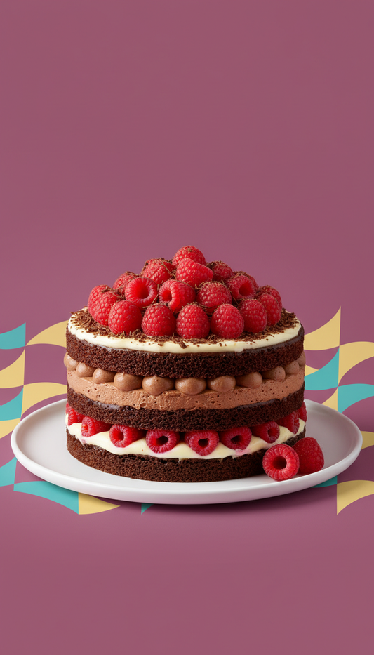 Layered Cake With Belgian Chocolate